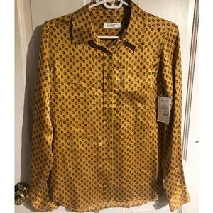 NWT Equipment Printed Blouse XS